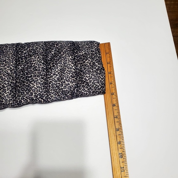 MK Michael Kors Womens Packable Down Jacket Leopard Puffer Sz M - Picture 6 of 15